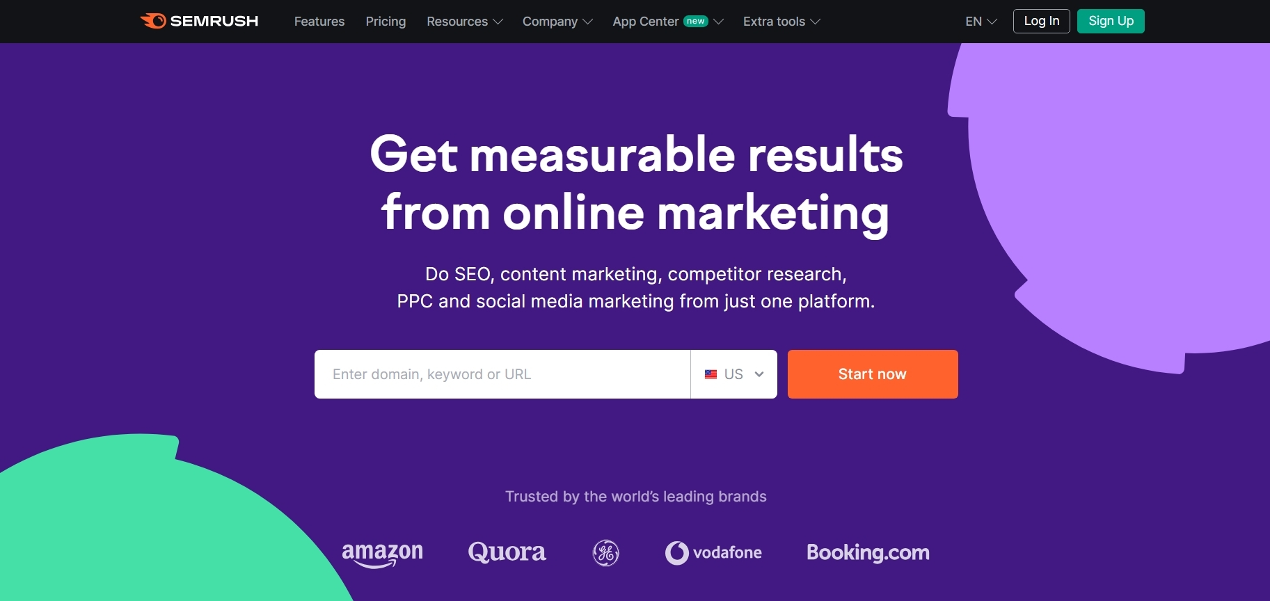 get measurable results from online marketing